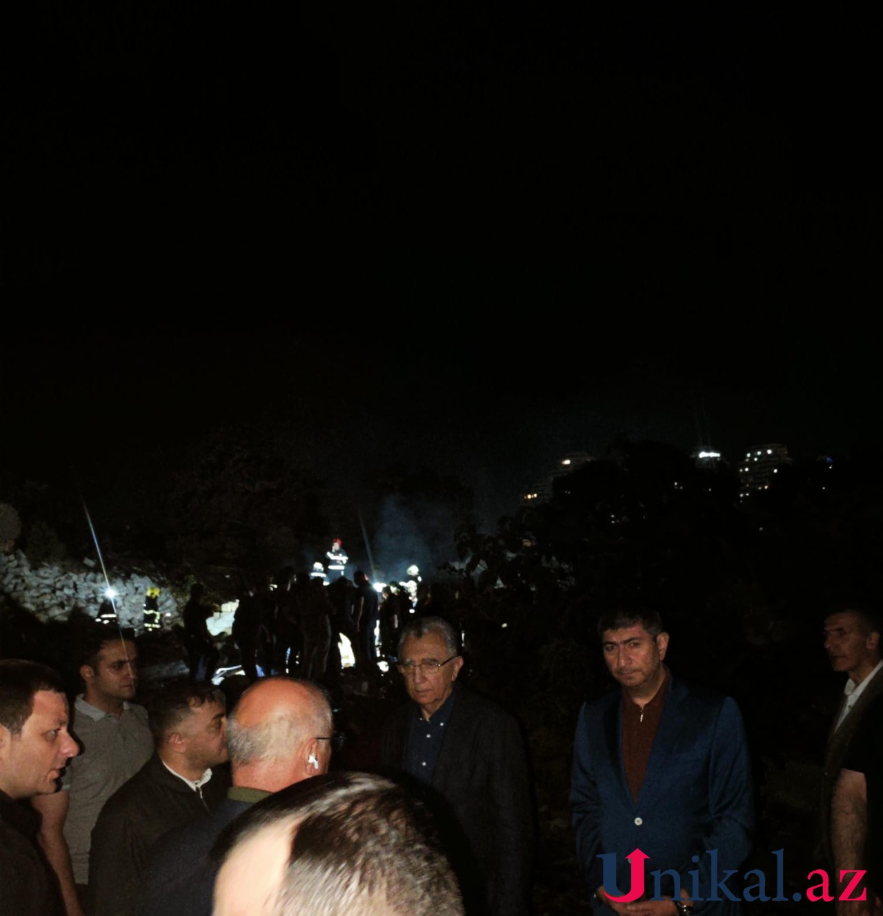 Eldar Əzizov hadisə yerinə gəldi - FOTO